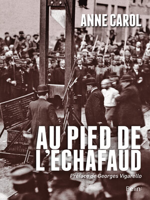 cover image of Au pied de l'échafaud